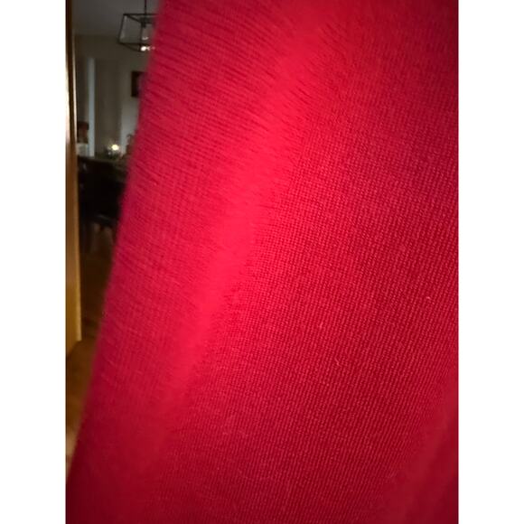 Eileen fisher Red Merino wool maxi knit skirt elastic waist women’s L - Picture 4 of 9
